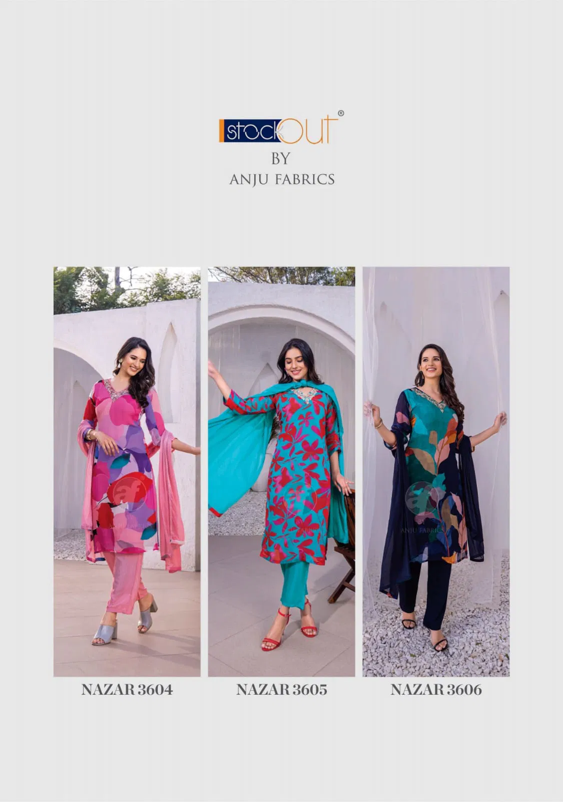Nazar Vol 6 By Af Organza With Digital Print Kurti Bottom With Dupatta Wholesale Shop In Surat
